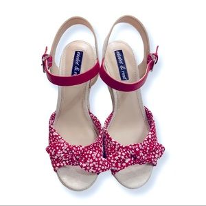 Miloh Printed Tie Wedges-Size 7.5